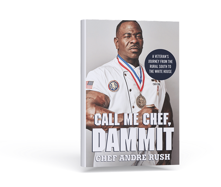 Book cover — Call Me Chef, Dammit! by Chef Andre Rush
